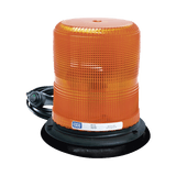 Baliza LED color ámbar con montaje magnético de succión DE 7" de altura