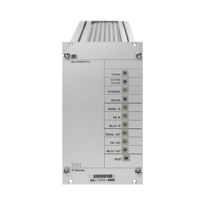 Interfaz Millennium IP para gestión de avisos y música por redes Ethernet por Streaming