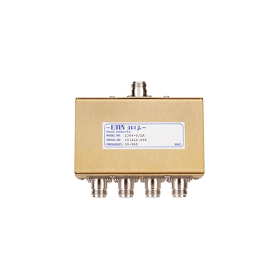 Divisor de Potencia EMR de 4 Vías, 30-960 MHz, 0.5 Watt, Conectores N Hembra.