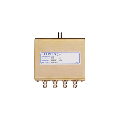 Divisor de Potencia EMR de 4 Vías, 30-960 MHz, 0.5 Watt, Conectores BNC Hembra.