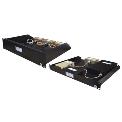 Multiacoplador y Preselector EMR, 375-512 MHz, 12 Canales, 2-8 MHz, 2 UR / Rack 19 in, N Hembras.