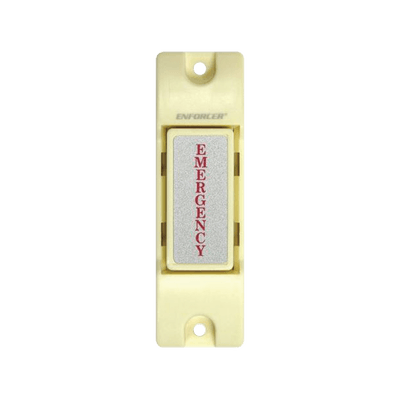 Botón de Emergencia / Botón de Pánico / Ideal como botón de pánico / Montaje de Superficie / Relevador NC/NO Momentáneo / Uso con Sirenas y Estrobos / Ideal para Control de Acceso