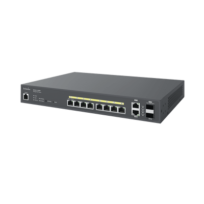 Switch PoE + Gigabit 130W de 8 puertos gestionado en la nube
