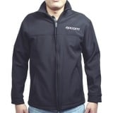 Elegante Chamarra para Caballero Color Negro Fabricada en Poliéster Dry Fit Impermeable