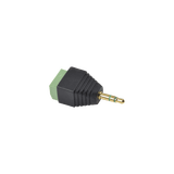 Adaptador para audio y video de 3.5 mm con terminal atornillable