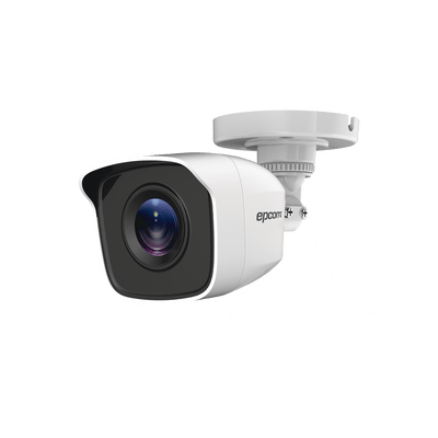 Bullet TURBOHD 1 Megapíxel (720p) / METÁLICA / Gran Angular 92° / Lente 2.8 mm / IR EXIR Inteligente 20 mts / Exterior IP66 / 4 Tecnologías (TVI / AHD / CVI / CVBS)