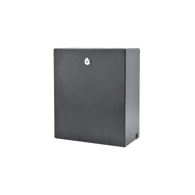 Gabinete con Punto de Consolidación de 24 Puertos, Compatible con conectores Keystone, Instalación en Pared o techo falso, Se envía el Gabinete Armado.