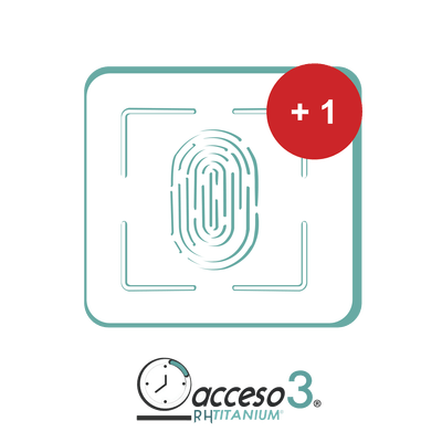 [BAJO PEDIDO] Expansión (Checador adicional) para Software de Tiempo & Asistencia compatible con SISTEMAS DE NOMINA / Acceso3 - TITANIUM