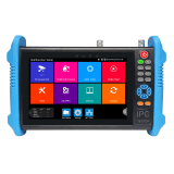 Tester de Video Profesional | Pantalla 7"| Prueba IP/HD/Analógicas | TVI/CVI/AHD/CVBS | IP ONVIF | 4K/8K | H.264/H.265 | HDMI | PTZ | Scanner IP | TDR | Salidas 12V/24V/PoE | Activación Simultanea.