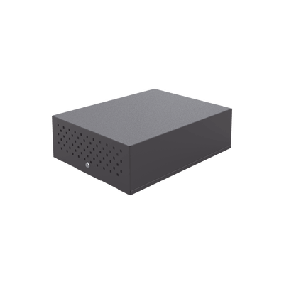Gabinete Metálico de Seguridad para DVR/NVR. Tamaño Max. de DVR/NVR: 440 x 177 x 462 mm (An. x Al. x Prof.)