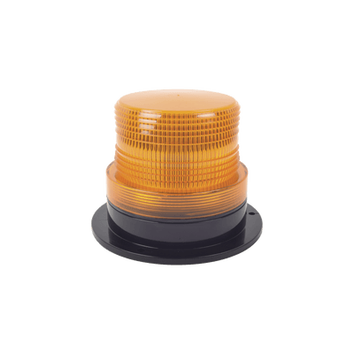 Burbuja brillante de Larga Vida Útil con 8 LEDs, color ámbar, domo ámbar, 12Vcd