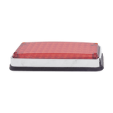 Luz de Advertencia de 7X3", Color Rojo, Ideal para Ambulancias