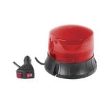 Burbuja LED giratoria color rojo, 9 LEDs, montaje magnético