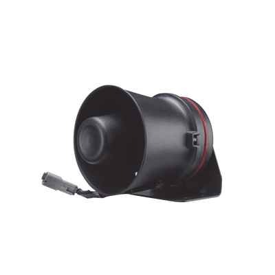 Bocina de uso Rudo para Motocicleta de 100 W, Alto Rendimiento y Base en Aluminio, 8 Ohm de Impedancia