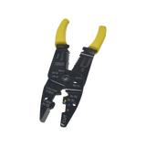 Pinza Cortacables / Pelacables 10 a 22 AWG con Plegador de Conectores.