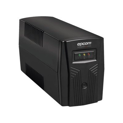 UPS de 500VA/300W / Regulador de Voltaje AVR / Batería de 7 Ah / 4 Tomas NEMA 5-15R / Display de LED