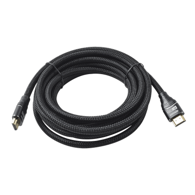 Cable HDMI Ultra-Resistente Redondo de 5m (16.4 ft) Optimizado para Resolución 4K ULTRA HD