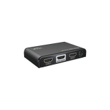 Divisor (Splitter) HDMI 4K de 1 entrada a 2 salidas / Soporta 4K×2K / HDMI 2.0 / HDCP 2.2 / HDMI 3D / Longitud del cable de Entrada ≤30m, Salida ≤25m / Divide 1 Entrada de video HDMI a 2 Salidas de Video HDMI (Simultaneas).