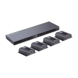 MATRICIAL Y EXTENSOR DE VIDEO HDMI 4 x 4 / 4 Entradas HDMI / 4 Salidas HDMI Loop / 4 Salidas RJ45 para Extender la señal 40 metros por salida / 1080 @ 60Hz / Conmutación por RS232, Control Remoto o Ethernet.