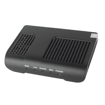 Adaptador de Teléfono Analógico (ATA) con 1 puerto FXS y 1 puerto FXO de Supervivencia (Cuando No Hay Red VoIP)