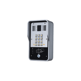Audio Portero IP 2 líneas SIP con relevador integrado, Lector RFID para acceso por clave numérica, tarjeta o llamada remota, PoE