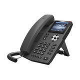Teléfono IP empresarial para 2 lineas SIP con pantalla LCD de 2.8 pulgadas a color, puertos Gigabit y conferencia de 3 vías, PoE