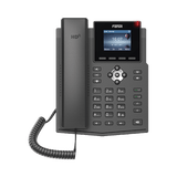 Teléfono IP empresarial para 4 líneas SIP con pantalla LCD de 2.4 pulgadas a color, Opus y conferencia de 3 vías, PoE.