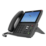 Teléfono IP Android Empresarial para 20 lineas SIP, pantalla táctil, Wi-Fi y Bluetooth, PoE, hasta 112 botones DSS, puertos Gigabit, soporta recepción de video.