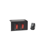 Panel frontal de 2 interruptores