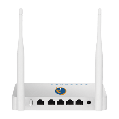 Hotspot con WiFi 2.4 GHz integrado para interior, ideal para la venta de códigos de acceso a Internet, MIMO 2x2, 1 puerto WAN - 4 puertos LAN