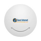 Hotspot con WiFi 2.4 GHz integrado para interior, instalción en techo, ideal para la venta de códigos de acceso a Internet, MIMO 2x2, 1 puerto WAN - 1 puertos LAN