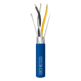 Bobina de 305 Metros / Cable 3 x 22 AWG / Color Azul / Blindado / Plenum / 1 Par Trenzado para Aplicaciones de Transmisión de Datos a Alta Velocidad para Automatización, EIA-485, BACnet y otros Sistemas de Comunicación