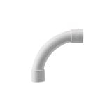 Curva de radio estrecho para tubería rígida, recomendado para cables de datos, PVC Auto-extinguible, de 40 mm