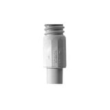 Conector (Racor) de tubería rígida a tubería flexible (Diflex), PVC Auto-Extinguible, 20 mm, IP65
