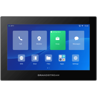 Estación de Intercomunicación SIP con Wi-Fi 6, Bluetooth y Control Total para Agendamiento de Salas y Edificios Inteligentes (Color Negro)