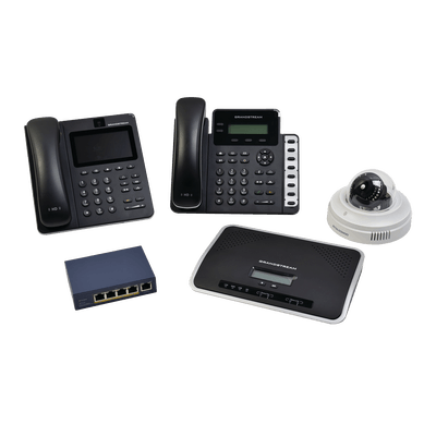 Maletin con equipos demo de video y VoIP GrandStream