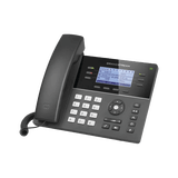 Teléfono IP WiFi Gama media de 6 Líneas con 4 teclas de función, 24 teclas de extensión BLF digital y conferencia de 5 vías PoE