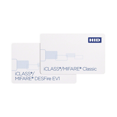 Tarjeta DUAL iClass + Mifare/ PVC Compuesto/ Garantía de por Vida