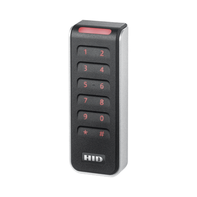 Lector con Teclado Capacitivo SIGNO Multitecnologia/ 20KNKS-01-00001H/ Garantia de Por Vida/ Pigtail/Wiegand & OSDP/Mullion