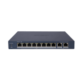 Switch Gigabit PoE+ / Administrable / 8 Puertos Gigabit PoE+ / 2 Puertos Gigabit / Configuración Nube Hik-Partner Pro / Modo Extendido hasta 300 Metros / 110 W