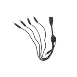Cable con 5 Vías para Alimentar 4 Cámaras TURBOHD y DVR TURBOHD epcom / HIKVISION