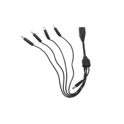 Cable con 5 Vías para Alimentar 4 Cámaras TURBOHD y DVR TURBOHD epcom / HIKVISION