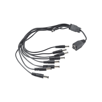 Cable con 9 Vías para Alimentar 8 Cámaras TURBOHD y DVR TURBOHD epcom / HIKVISION