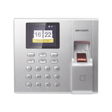 Terminal de Control de Acceso y Asistencia compatible con APP Hik-Connect (P2P) / Lectura de Huella y de Tarjetas EM / Soporta hasta 1000 Huellas / Relevador para Chapa / Software iVMS4200