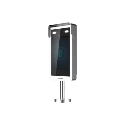 Terminal de acceso con reconocimiento facial / Soporta hasta 10,000 capturas de rostros/ Pantalla LCD touch de 10 pulgadas / cámara de 2MP / Soporte Para torniquete HIKVISON