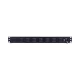 PDU Básico de Montaje en Rack, Con 10 Salidas NEMA 5-15R y Protección Contra Sobretensiones, Enchufe de Entrada NEMA 5-15P, de 19in, 1UR, 15 Amp, 120 Vca