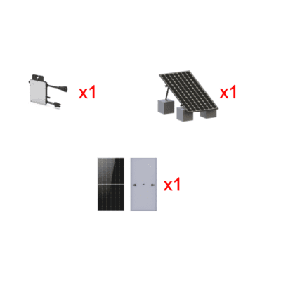 Kit Solar Interconexion / 500 W 220Vca / Microinversores HOYMILES / Montaje Incluido