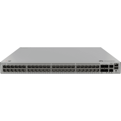 Switch Empresarial Core Gigabit Administrable Capa 3 / 48 Puertos 10/100/1000 Mbps / 4 Puertos 10GE SFP+ Uplink / 2 Puertos 10GE SFP+ (Stack) / ERPS / Ruteo Dinamico (RIP, OSPF, IS-IS y BGP) / iStack / Administración Nube Gratis