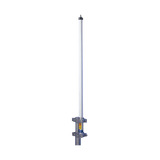 Antena base UHF 450-470 MHz, Fibra de Vidrio, 9 dB de Ganancia, Serie HD para Climas Difíciles