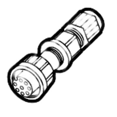 Conector Accesorio / 8 Pines / Para IC-M605